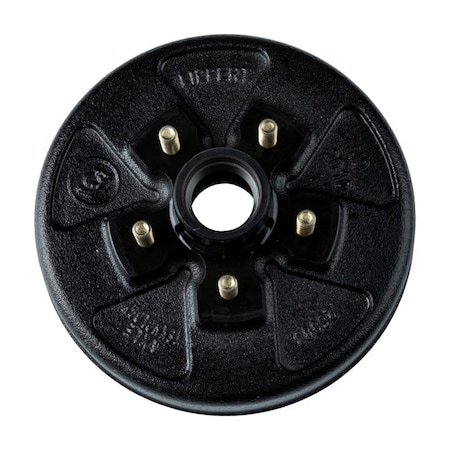 Lippert 10IN BRAKE HUB 5-4.5; 1/2IN STUD; 3500LB W/BEARING CONE KIT 814210
